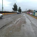 وضعیت نامناسب ورودی غربی خرم آباد