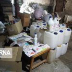 کشف بیش از سه هزار لیتر مواد ضدعفونی کننده در خرم‌آباد