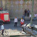 وقوع تصادف شدید در زیرگذر میدان امام حسین خرم آباد