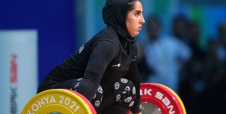 شیردختر لر خوش درخشید/مدال طلای وزنه‌برداری بزرگسالان آسیا بر گردن حسینی